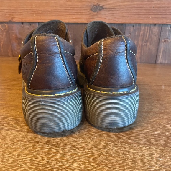 Vintage Chunky Doc Martens Mary Jane Shoes size 8-8.5 - Picture 3 of 5